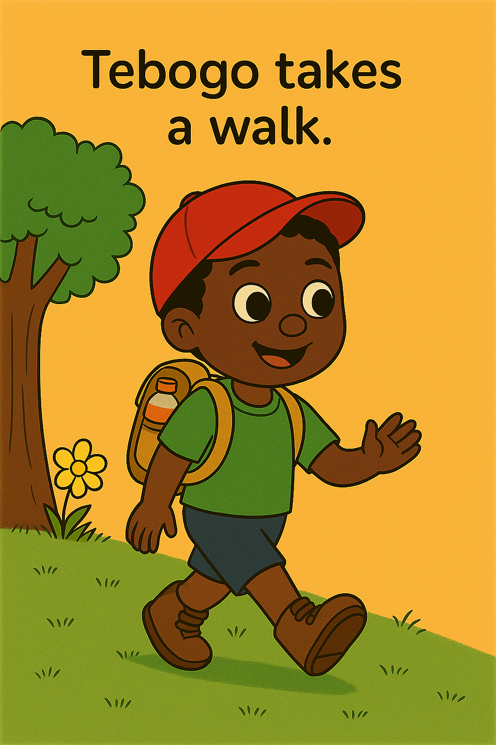 Tebogo takes a walk